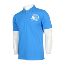 P1108 Men's Blue Polo Shirt 100% Cotton Jinan University Anniversary Event Polo Shirt Manufacturer P1108 Men's Blue Polo Shirt 100% Cotton Jinan University Anniversary Event Polo Shirt Manufacturer